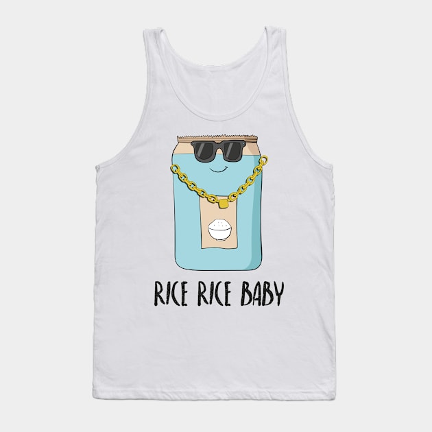 Rice Rice Baby Tank Top by Dreamy Panda Designs